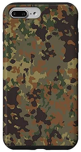 Hülle für iPhone 7 Plus/8 Plus Flecktarn Camo - Deutsche Tarnung