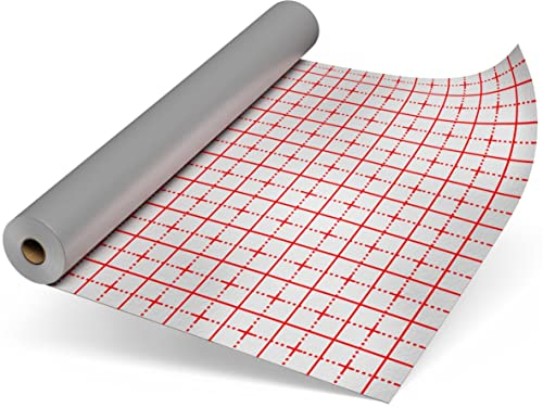 KAUFDACH® ALUFLOOR 1,0m x 50,0m für Fußbodenheizung Rasterfolie Fußbodenisolierung Alufolie