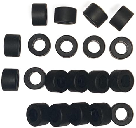 SSC Slot Cars Super Grip Ersatz-Autoreifen/Reifen-Set Zubehör, F1 Heckschlitze, kompatibel für - Scalextric 90er F1 Hinterräder - Benetton, McLaren, Williams, Camel, Ferrari usw. 13 mm breit (20)