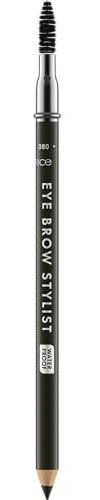 Catrice Eye Brow Stylist, Augenbrauenstift, Nr. 080, Schwarz, langanhaltend, matt, vegan, wasserfest, ohne Mikroplastikpartikel, Nanopartikel frei, 3er Pack (3x1.4g)