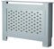Home Source Radiator Cover Wooden Wall Cabinet Shelf Decorative Grill, Grey, Medium 112cm