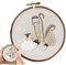 Idezek Krippen Stickset, Handgefertigtes Christliches Stickset, Weihnachts Kreuzstich Set, Gestempeltes Nadelspitzen Set mit Anleitung für Anfänger, Stickset für Die Dekoration Ihres Zuhauses