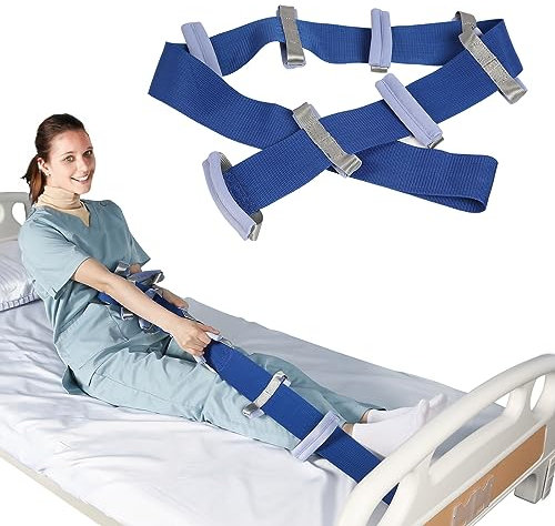 Ehucon Bettleiterhilfe zum Hochziehen mit Griff, verstellbare Strickleitergurte für ältere Menschen, postoperativ