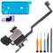 ZHUROUPU Earpiece Speaker Replacement for iPhone X 2017, Replacement Light Proximity Sensor Flex Cable and Waterproof Pre-Cut Adhesive Sticker with Fix Tools Kit for iPhone X 5.8 A1865 A1901 A1902