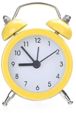 Kleiner Mini-Wecker aus Metall, kreativ, niedlich, elektronisch, für Studenten, Wecker, mehrfarbig, klein, O8q7, kleine Tischuhr, Uhr für Morgen