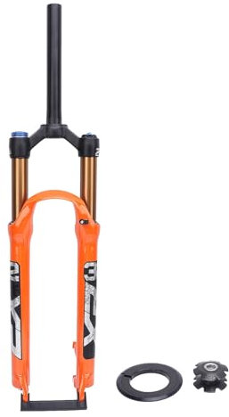 Tbest Fahrrad-Federgabel, 120 Mm Stoßdämpfung, Schnellspanner, Austausch der Luftfedergabel (26 Zoll