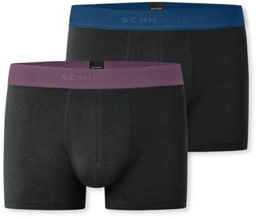 Schiesser Herren Schiesser Herren 2pack Long-Boxershorts Multipack Bio-Baumwolle - 95/5 Organic Cotton Boxershorts (2er Pack)