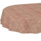 Tischdecke abwaschbar Tischtuch Tafeldecke Tischwäsche Leinen Baumwolle Leinenoptik Wasserdicht Pflegeleicht Fleckenschutz Oval 160x140cm Rot