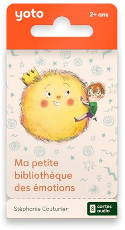 Yoto La Petite Bibliothèque des émotions, Livre Audio pour Enfants en français, à écouter sur conteuse veilleuse et boîte à Histoires Yoto Player et Mini, méditation 3 à 7 Ans