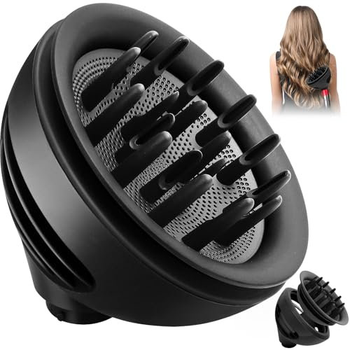 Diffusore Wave+Curl per Dyson Airwrap HS01 HS05 HS08, Diffusore per Dyson Asciugacapelli, Modalità Diffusore+Cupola, Accessorio Ugello Diffusore, Convertibili per Airwrap Styler in Asciugacapelli