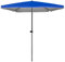 Générique Parasol De Jardin Carré 2 X 2,0 M, Robuste Parasol De Table De Marché À Auvent De Protection Solaire D'extérieur,protection UV Et Imperméable (Blue,2x2.0m)