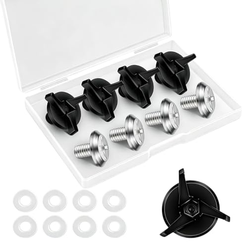 MNYXIS 8 Pcs Motorradhelm Visier Schrauben Set, motorrad-komplettset, Helmvisierschrauben mit Motorrad Helm Ersatzschrauben 8 Unterlegscheiben, Visier Ersatzschrauben für Motorradhelme