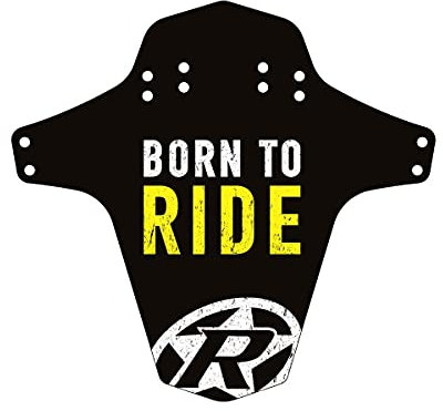 Reverse Mudguard Schutzblech Born to Ride, gelb