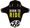 Reverse Mudguard Schutzblech Born to Ride, gelb