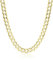 PRINS JEWELS 14 Karat / 585 Gold Panzerkette Gelbgold Unisex Kette - Breite 5.50 mm - Länge wählbar (50)