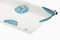 KS Handel 24 ERSATZROLLE HALB-Kassetten DUSCHROLLO ALLE Designs 7 Breiten EINFACHER WECHSEL (180x240 cm, Oceanic)