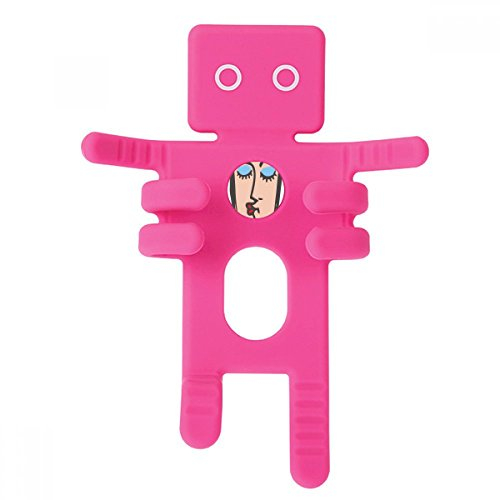 DIYthinker Kuss Abstraktes Gesichts-Skizze Emoticons Rosa Telefon-Einfassung Auto-Armaturenbrett-Halter für Handy-Geschenk