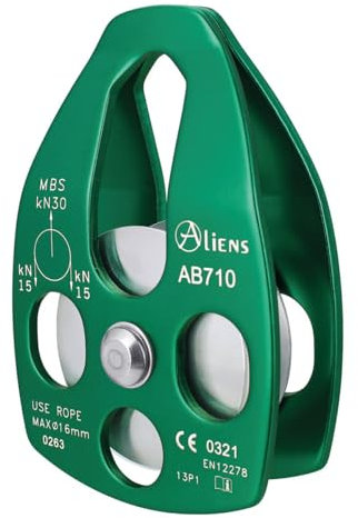 Aliens Big Pulley Umlenkrolle (30kN), Farbe:grün