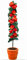SwansGreen 5: 100 PC-Bonsai Apfelbaum-Samen Seltene Frucht Bonsai-Baum Bunte köstlichen Apfelsamen Garten Blumentopf Pflanz