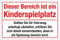 Schild Kinderspielplatz Hinweisschild Spielzeug 3 mm Alu-Verbund 600 x 400 mm