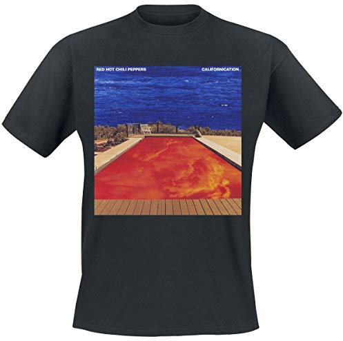 Red Hot Chili Peppers T Shirt Californication Band Logo Nue offiziell Herren