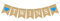 Rustikales Jute-Zwillingsbanner für Zwillinge, Jungen, Babyparty, Party-Dekoration.