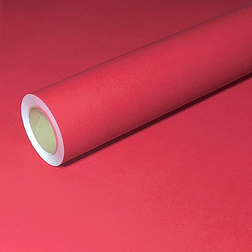 JUNOPAX Geschenkpapier 50m x 1,00m rot