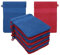 Betz 10 Stück Waschhandschuhe Frottee Waschhandschuh Palermo 100% Baumwolle Waschlappen Set Größe 16 x 21 cm Farbe Cranberry-blau