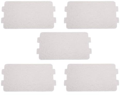 DEWIN Microwave Oven Mica Plate, Microwave Oven Mica Sheet 5Pcs Universal Waveguide Cover Replacement Repairing Accessory