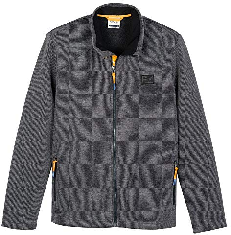 OxbOw M2spalm Herren Fleecejacke S Schwarz