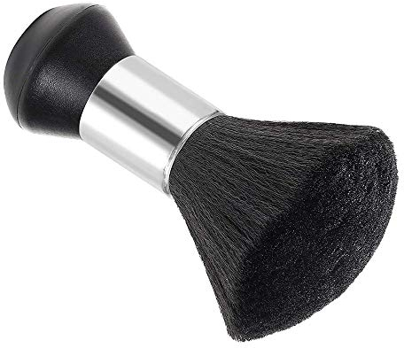 THETAG Friseur Nackenpinsel,Barber Soft Neck Duster Brush Pinsel,Frisör Nackenpinsel mit Plastik Griff (Schwarz)