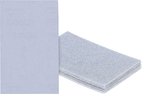 Bosch 10x EXPERT M480 Netzstruktur-Schleifblätter (für Farbe auf Holz, Hartholz, Ø 80x133 mm, Körnung 4x80, 3x120, 3x180, Professional Zubehör Schwingschleifer)