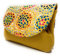 Lugupell Porte-monnaie pour femme, fabriqué à la main en Espagne, cuir de haute qualité, très doux au toucher, petit et en format court, portefeuille pour femme., Jaune moutarde, Porte-monnaie