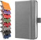 A6-Notizbücher, kleines Notizbuch, Hardcover, Notizblock, A6, kleiner Notizblock, Tagebuch, 200 Seiten (100 Blatt), Grau