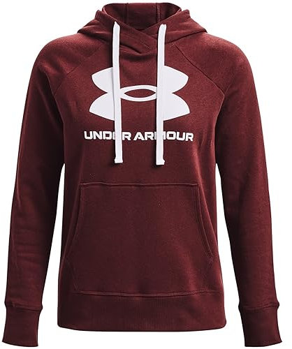 Under Armour Women's Rival Fleece Logo Hoodie, XXL