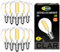CLAR - E14 LED Warmweiss, LED E14 Warmweiß, E14 Warmweiss, E14 LED, Glühbirne E14, E14 Glühbirne, Leuchtmittel E14, LED Birne E14, LED Lampe E14, LED Glühbirne E14, LED Filament, 4W (Pack 10)