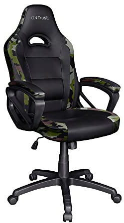 Trust Gaming GXT 1701C Ryon Sedia da Gioco, Pelle, Verde, Taglia Unica