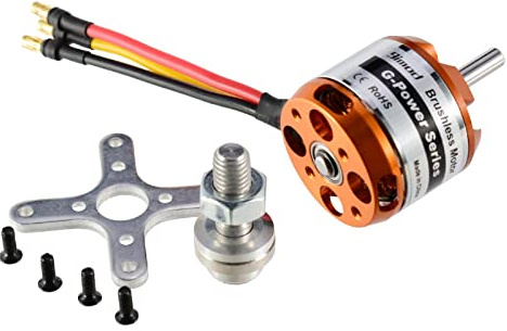 D3536 RC Brushless Motor, Brushless Motor Speed Controller Set für RC Drone Quadcopter Multi-Rotor Aircraft Accessroy Teile Fixed-Wing (1250KV)
