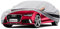 10 Layers Saloon Car Cover Waterproof Breathable Large,100% Waterproof Outdoor Car Covers Rain Snow UV Dust Protection Custom Fit for Audi A8, Mercedes-Benz S-Class, BMW 7 Series, Etc.