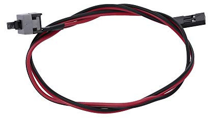 YIWENG PC-Stromkabel 48 cm 2-poliges SW-Kabel EIN/Aus/Reset-Taster ATX-Desktop-Computergehäuse Motherboard-Schalterkabel,ATX Power SW Kabel