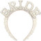 Perlen Haarreif für Bride, Junggesellenabschied Frauen, Bride to Be Haarschmuck, Kopfschmuck, Stirnband, Brautdekorationen für Hochzeiten, Freundinnenparty (A1)