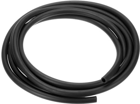 M METERXITY Lubricating Oil Hoses, 7mm ID x 10mm (3/8 Inch) OD 9.84FT Rubber Tubing Hose Pipe for Irrigation/Small Equipment/Outdoor/Garden Water Tubing [Black]