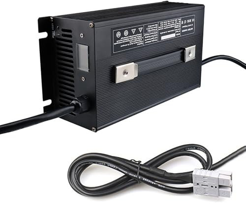 Adaptateur D'alimentation 36 V, Chargeurs De Batteries Au Plomb 36 V (40 A/30 A/25 A/18 A/12 A/10 A/8 A), Chargeur De Batterie De Chariot élévateur, (50 A/120 A/175 A/350 A) A(Size:50A,Color:36V/25a)