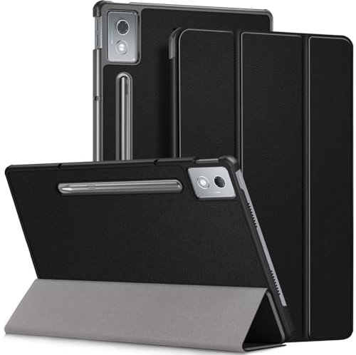 HEISHAYU Custodia per Lenovo Idea Tab Pro 12.7 Pollici 2025 Tablet, Cover Protettiva con Funzione Auto Sleep/Wake,Nero