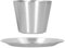 Set Di Tazze Da Caffè In Acciaio Inossidabile, Tazza Da Caffè A Doppia Parete Con Bevande A Tazza Da Tè Piattino Per Bevande Miste Con Whisky, Birra, Vino, Bevande Come Tè Freddo