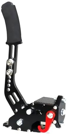 ZRHYRG Freno a Mano Freno a mano per volante Logitech T248P per giocare a PC PS4 PS5 Console Racing Game Simracing Adapter MOD del freno di stazionamento(Black handbrake)