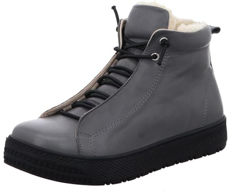 Gemini Damen Stiefelette mit Gummizug in Schnüroptik und Plateausohle 344017-02