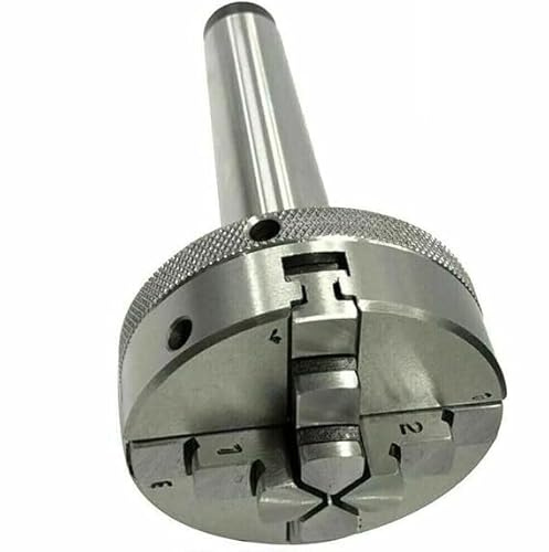 4 Backen, 65 mm, selbstzentrierendes Bohrfutter mit Mt 2 Schaftgewinde, 14 x 1 Amz153