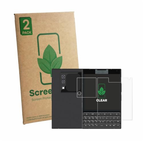 ScreenLeaf Schutzfolie für Unihertz Titan 2 | (Display+Kamera) 2 Stück Transparenter Displayschutz Made in Germany Klare Displayschutz-Folie Kratzfest