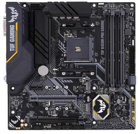 motherboard Fit For ASUS TUF B450M-PRO GAMING | B450 AM4 Motherboard Support Ryzen 5 5600X/5600 7 5800X3D 3600 9 5900X CPU M.2 SATA 6Gb/s MATX